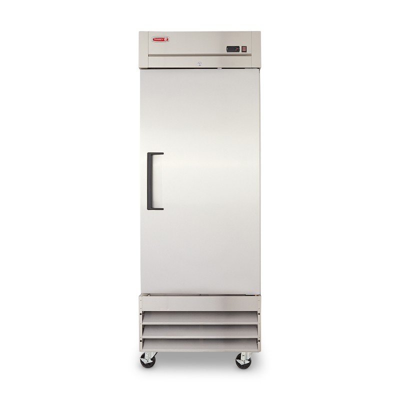 REFRIGERADOR VERTICAL PUERTA SoLIDA 23 PIES ACERO INOXIDABLE  RVSA-23UI