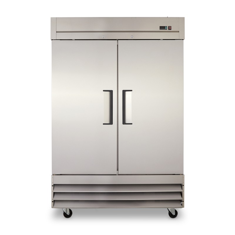 REFRIGERADOR VERTICAL PUERTA SoLIDA 47 PIES ACERO INOXIDABLE RVSA-47UI