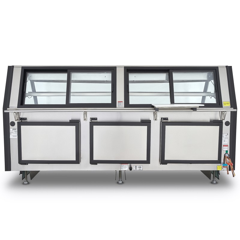VITRINA EXHIBIDORA CARNICERA PREMIUM TEC250INOX - Imagen 3