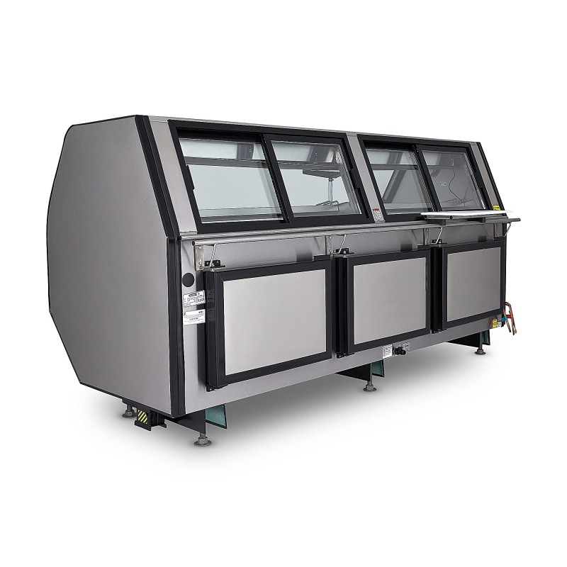 VITRINA EXHIBIDORA CARNICERA PREMIUM TEC250INOX - Imagen 4