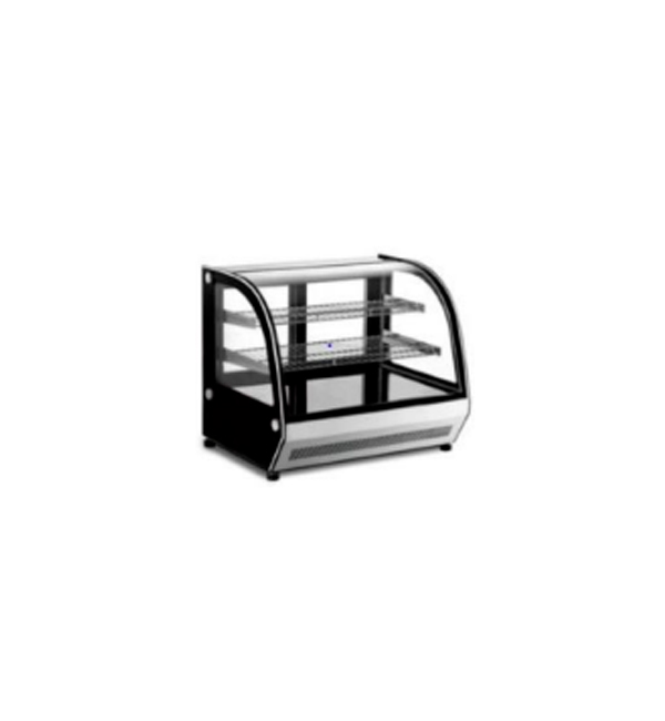 VITRINA EXHIBIDORA CRISTAL CURVO GN-900CT